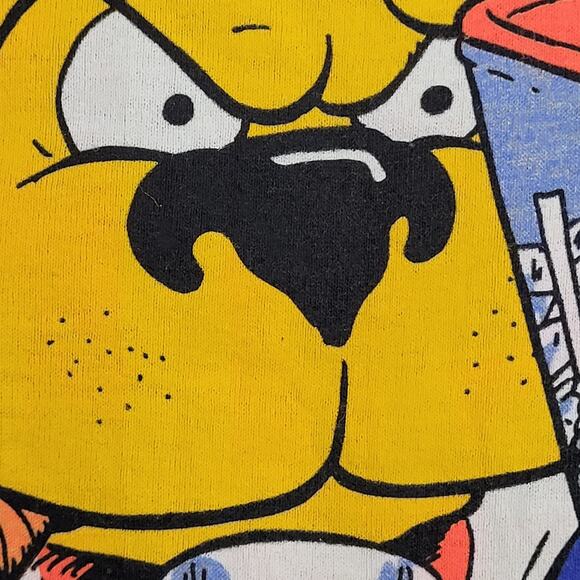 Vintage 1989 Funny Cat Daiguiri Dog Shirt 2XL 25x29 STS-Graphics - Picture 9 of 13